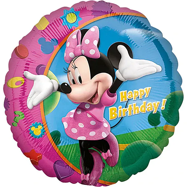 Balon folie Minnie Mouse Happy Birthday [1]
