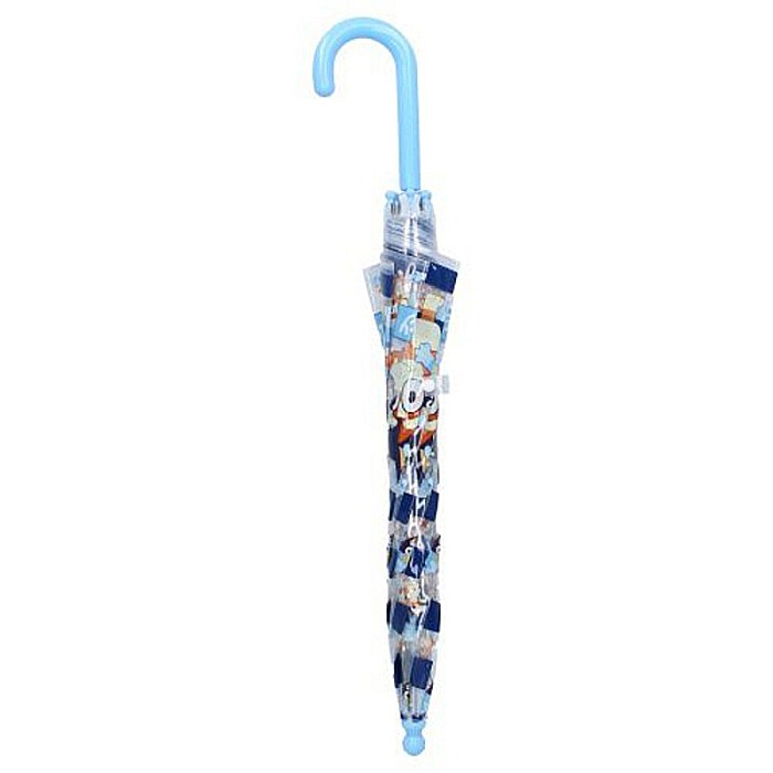 Umbrelă de ploaie manuală pentru copii, Bluey Jump Into Fun, diametru 71 cm Transparent [5]