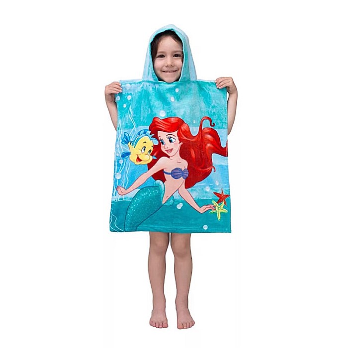 Prosop poncho, 100% bumbac, 50 x 115 cm, Ariel, Disney [1]