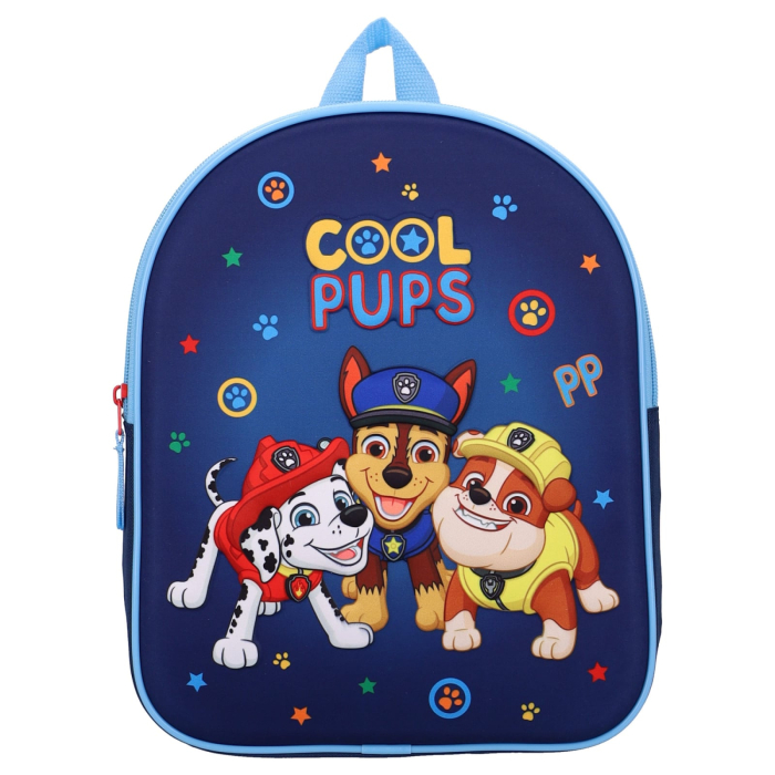 Rucsac 3D, 32x26x11 cm, bretele ajustabile și întărite, albastru, Happy, Paw Patrol [3]