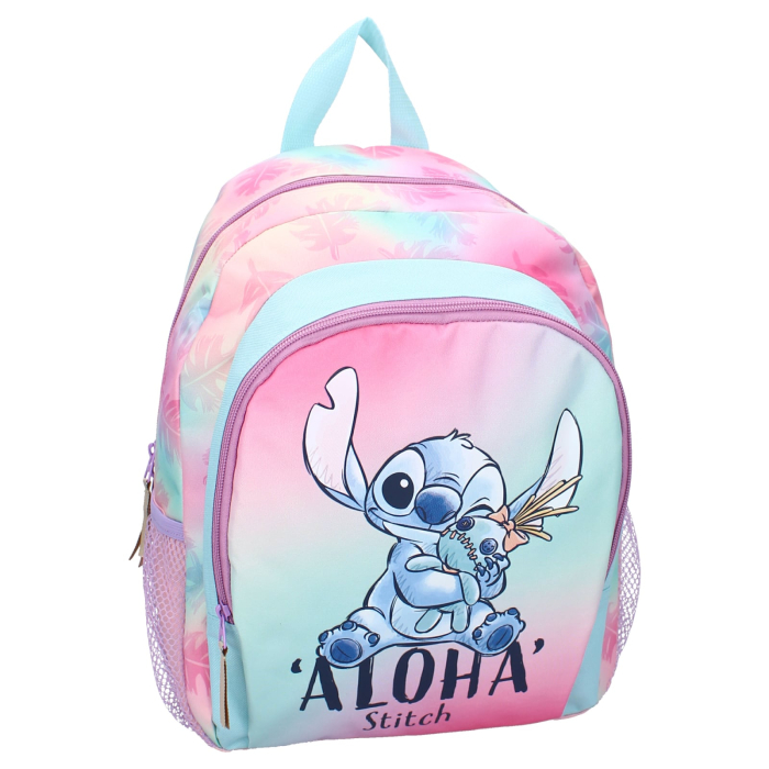 Rucsac cu 3 compartimente, 44x33x24, bretele ajustabile și întărite, mov, Stitch [2]