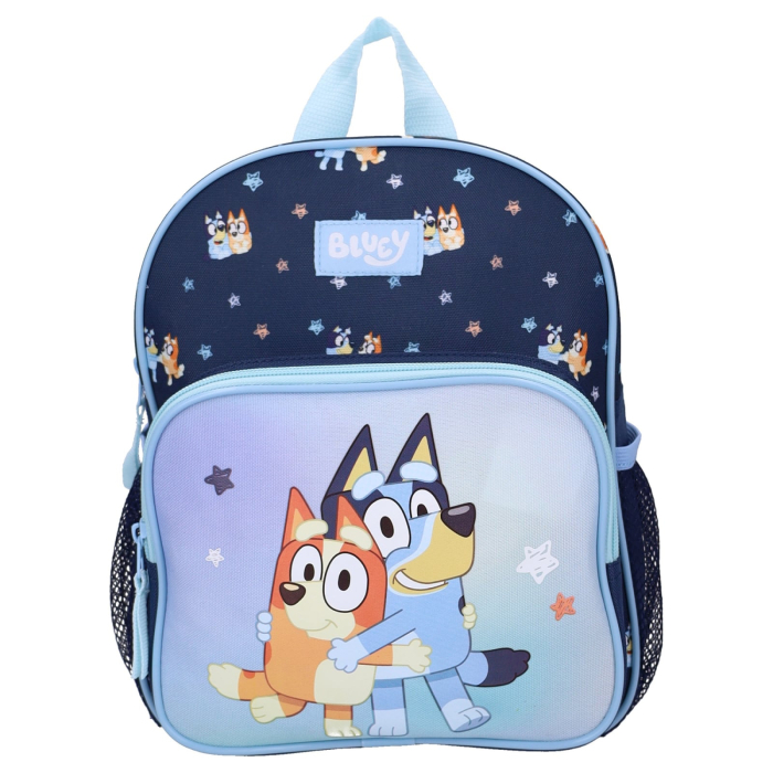 Rucsac cu două compartimente, 29x23x11 cm, bretele ajustabile și întărite, albastru, Happy, Bluey [2]