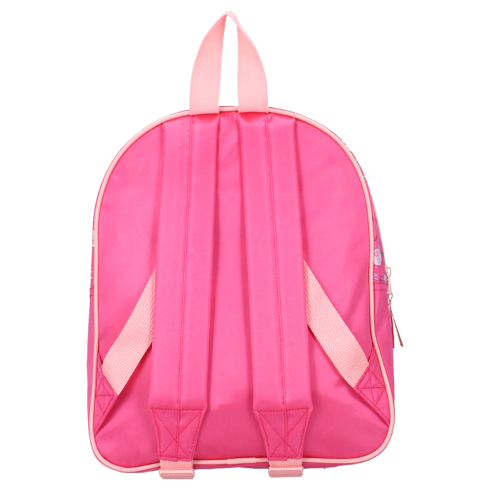 Rucsac cu două compartimente, 35x25x11 cm, bretele ajustabile și întărite, roz, Happy, Peppa Pig [3]