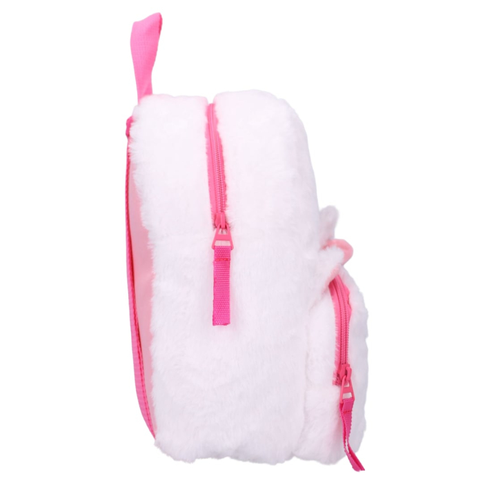 Rucsac din pluș, cu două compartimente, 26x21x11 cm, alb, Happy, Marie, The Aristocats [3]