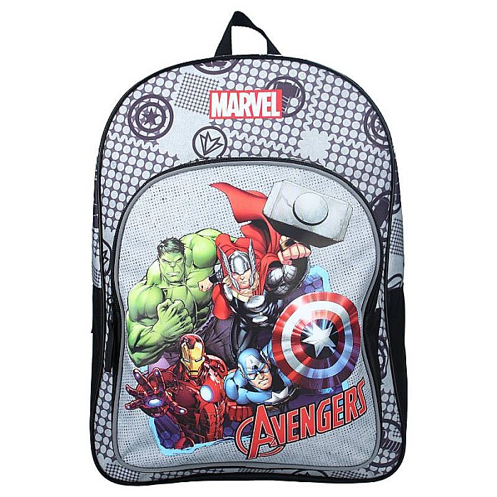 Rucsac multicolor cu două compartimente, 43x32x16 cm, Safety Shield, Avengers [1]