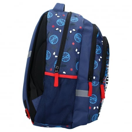 Rucsac pentru copii, 44x33x24 cm, cu trei compartimente, bretele intarite si ajustabile, multicolor, Beyond Amazing, Spiderman [3]