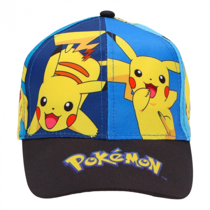 Sapca tip baseball, pentru baieti, multicolor, marimea 56 cm, So Fun, Pokemon [2]