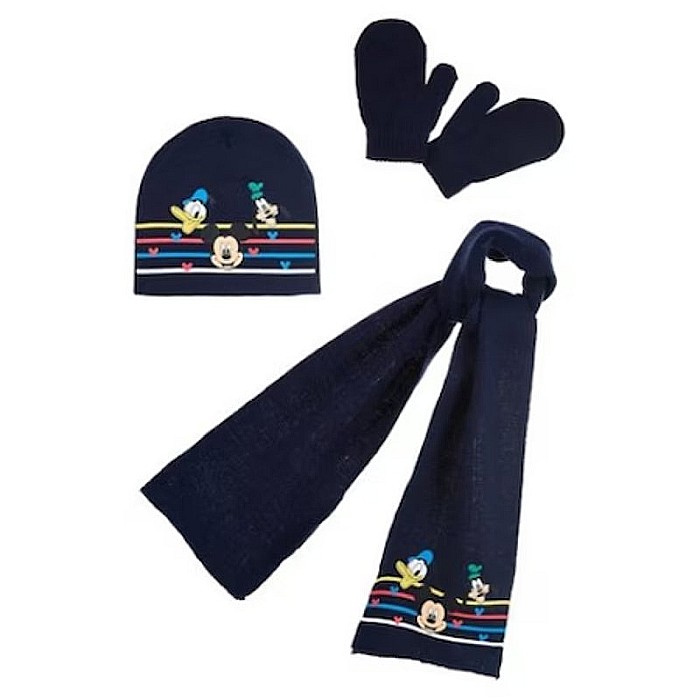 Set căciulă, fular și mănuși, albastru, Mickey Mouse [1]