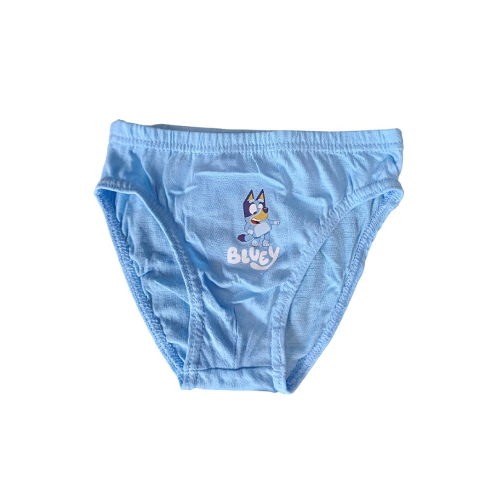 Set 3 perechi chiloți băieți, albastru, 100% bumbac, Happy, Bluey [3]