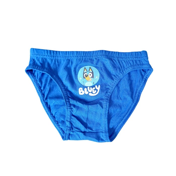 Set 3 perechi chiloți băieți, albastru, 100% bumbac, Happy, Bluey [5]