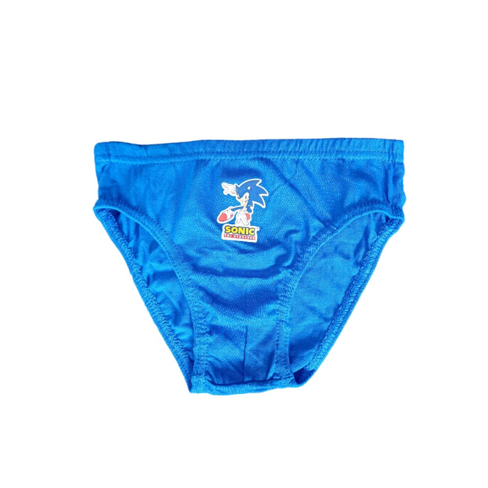 Set 3 perechi chiloți băieți, multicolor, 100% bumbac, Happy, Sonic [4]