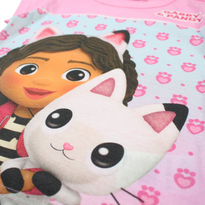 Tricou copii 100% bumbac, multicolor, Happy Days, Gabby's Dollhouse [3]