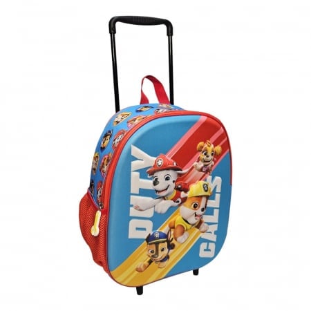 Troler 3D, 32x26x11cm, multicolor, bretele ajustabile si intarite, Duty, Paw Patrol [1]