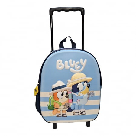 Troler 3D, 32x26x11cm, multicolor, bretele ajustabile si intarite, Tourist, Bluey [1]
