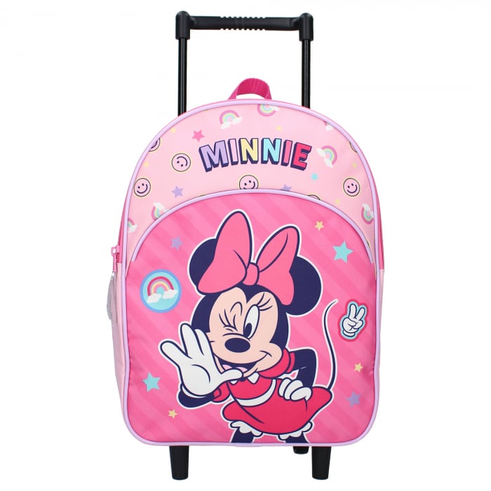 Troler multicolor, cu un compartiment, 33x25x12 cm, beretele ajustabile si captusite, Glam It Up, Minnie Mouse [2]