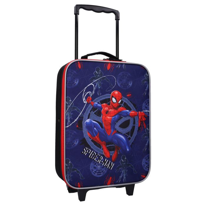 Troler pentru călătorie, 47x31x14 cm, albastru, Happy, Spiderman [2]