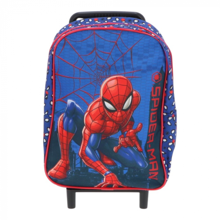 Troler prescolari, 31x24x10 cm, multicolor, cu bretele ajustabile, Spiderman [1]