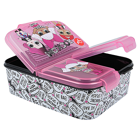 Cutii sandwich - Cutie sandwich multicompartimente LOLSurprise Rock On Roz