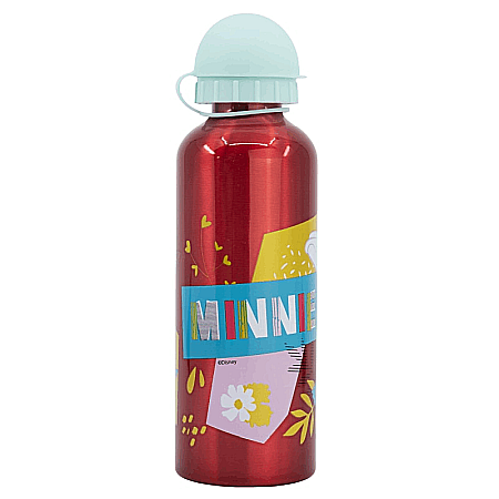Sticlă de apă, pentru copii, din aluminiu, fără BPA, multicolor, 530 ml, Being, Minnie Mouse [1]