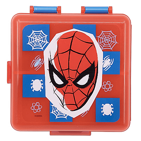 Cutie sandwich, multicompartimente, multicolor, fără BPA, Arachnid, Spiderman [1]