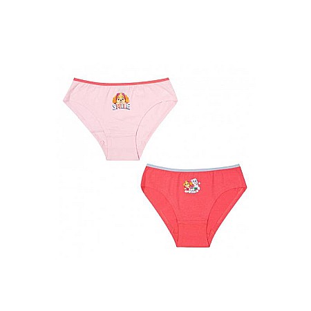 Chiloti si boxeri - Set 2 chiloți pentru fete, 100 % bumbac, multicolor Smile, Paw Patrol