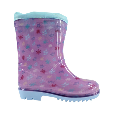 Cizme de ploaie cu șnur, mov, Happy, Frozen [3]