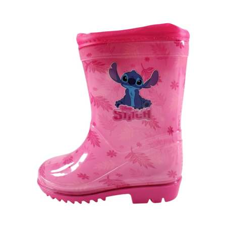 Cizme de ploaie cu șnur, roz, Happy, Stitch [1]
