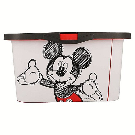 Cutie pentru depozitare, din plastic, cu capac, 13 L, multicolor, 39x29x15 cm, Mickey Mouse, Disney [1]