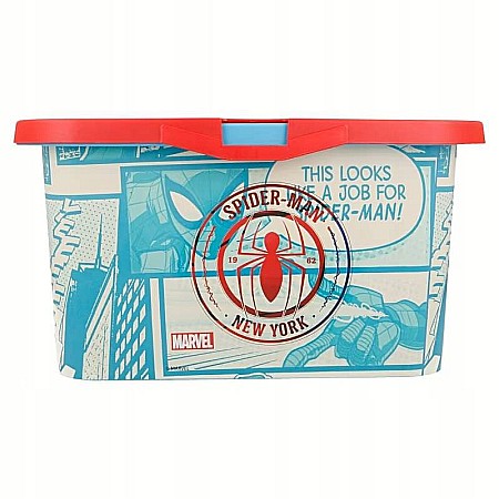 Cutie pentru jucării, Stor, Plastic, 13 l, Roșu/Albastru [3]