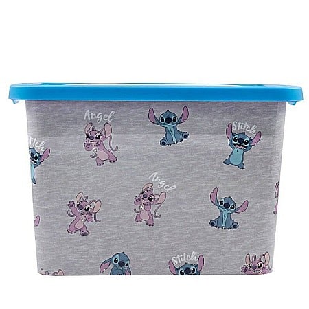 Cutie pentru depozitare, din plastic, cu capac, 7 L, multicolor, 29x19x19 cm, Stitch and Angel [2]