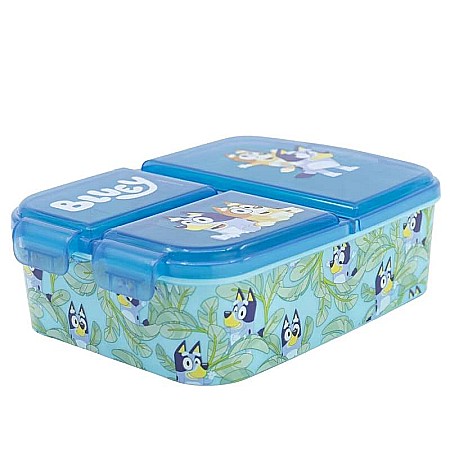 Cutii sandwich - Cutie sandwich, multicompartimente, multicolor, fără BPA, Bluey
