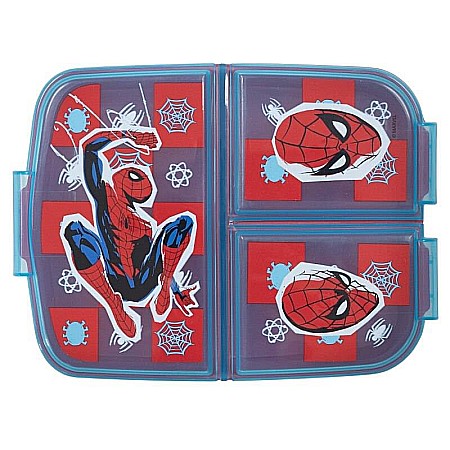 Cutie sandwich, multicompartimente, multicolor, fără BPA, Arachnid Grid, Spiderman, Marvel [2]