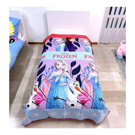 Cuvertură pentru pat, 250x150 cm, multicolor, Frozen