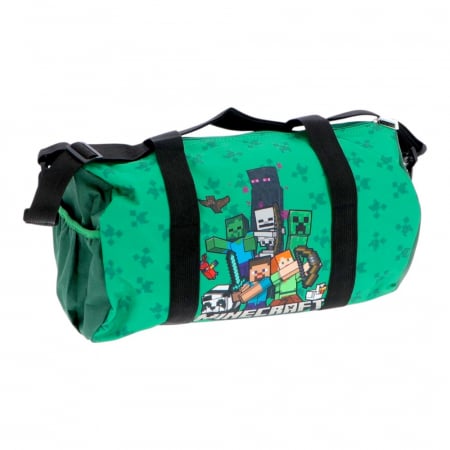 Genti sport - Geantă sport pentru copii, 40x24x19 cm, multicolor, Minecraft