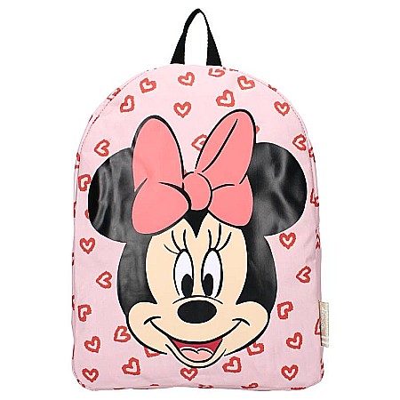 Ghiozdane si rucsacuri - Ghiozdan roz, 31x23x9 cm, Style Icons, Minnie Mouse, Disney