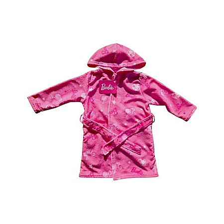 Halate de baie - Halat de baie pentru copii, glugă și buzunare laterale, multicolor, Barbie
