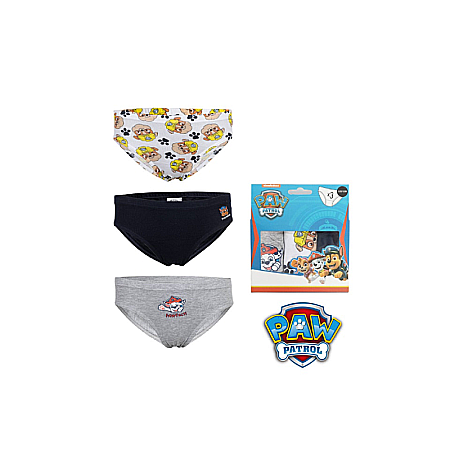 Set 3 chiloți pentru băieți, 100% bumbac, multicolor, Paw Patrol [1]