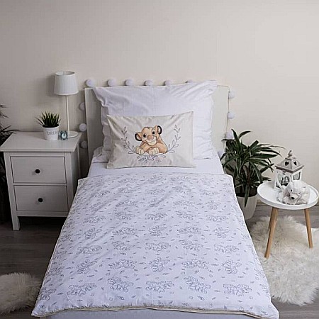 Set lenjerie pat copii, 100% bumbac, multicolor, 2 piese, 100×135 cm, 40×60, Lion King, Disney, 03 [1]