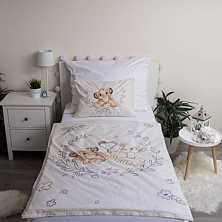 Set lenjerie pat copii, 100% bumbac, multicolor, 2 piese, 100×135 cm, 40×60, Lion King, Disney, 03 [3]