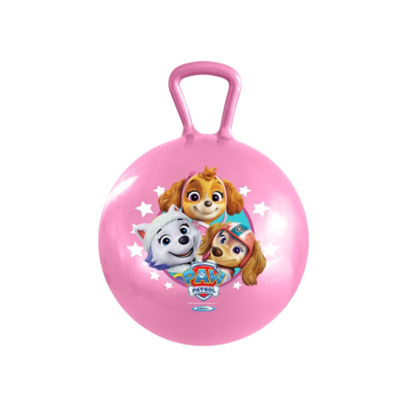 Jocuri sportive pentru copii - Minge gonflabilă de sărit pentru copii, greutate maximă suportată 50 kg, roz, Paw Patrol