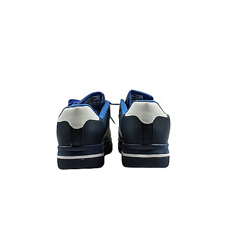 Pantofi sport din piele ecologică cu detalii holografice, albastru, NA, Lee Cooper [3]