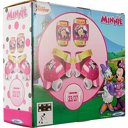 Set role, genunchiere și cotiere, multicolor, reglabile, mărimea 23-27, Minnie Mouse [2]