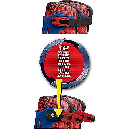 Role reglabile 2 în 1 pentru copii, multicolor, mărimea 27-30, Spiderman [3]