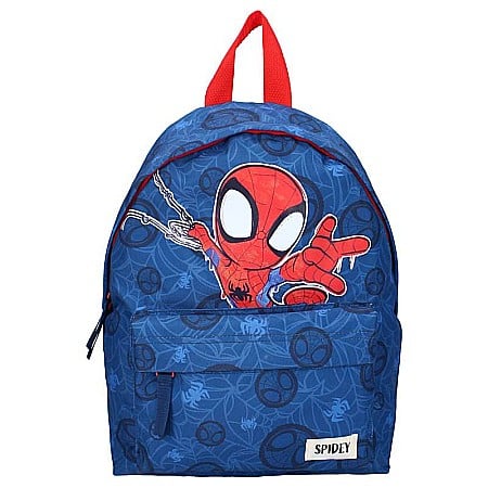 Rucsac cu două compartimente, multicolor, 31x10x25 cm, cu bretele ajustabile și căptușite, Spiderman Made For Fun [1]