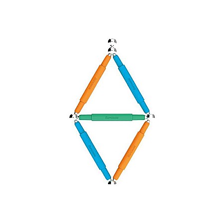 Set Jucării Magnetice pentru construcții, Interactiv, Educațional și Creativ, Dezvoltă Concentrarea și Răbdarea pentru Adulți și Copii 3+ ani, 10 piese, Supermag [2]