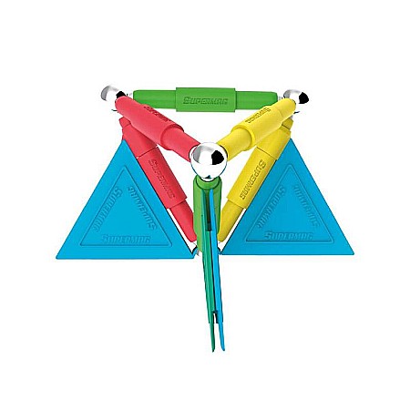 Set Jucării Magnetice pentru construcții, Interactiv, Educațional și Creativ, Dezvoltă Concentrarea și Răbdarea pentru Adulți și Copii 3+ ani, 20 piese, Supermag [3]