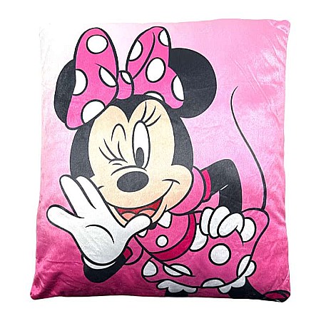 Pernă multicolor cu două fețe, 40x40 cm, Minnie Mouse