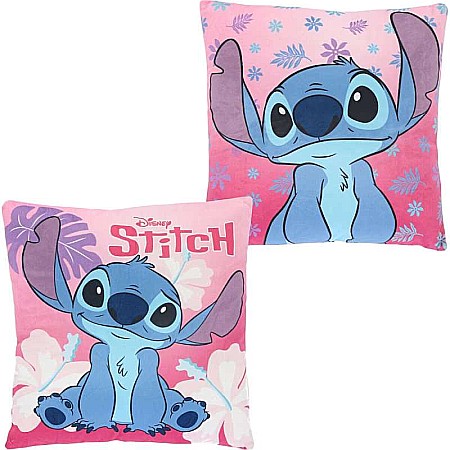 Pernă multicolor cu două fețe, 40x40 cm, Stitch, Disney [1]