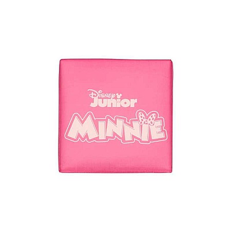 Taburet Pliabil cu Spațiu de Depozitare, Tip Cutie, Roz, Sarcină Maximă 80 kg, 30x30x30 cm, Minnie Mouse [2]