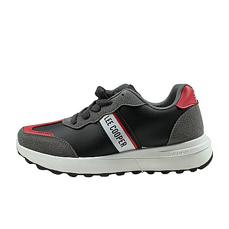Incaltaminte sport - Pantofi sport din piele ecologică cu detalii holografice, multicolor, BL, Lee Cooper